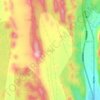 红云村地形图、海拔、地势