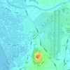 彌陀港地形图、海拔、地势