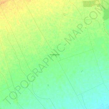Huntingdon地形图、海拔、地势