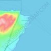 Puerto General San Martin地形图、海拔、地势