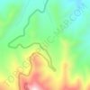 达坂山观景台地形图、海拔、地势