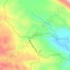 Kwagas地形图、海拔、地势