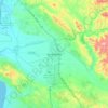 Santa Maria地形图、海拔、地势