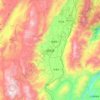 鹤庆县地形图、海拔、地势