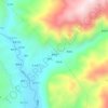 梭罗阱地形图、海拔、地势