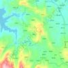长家山地形图、海拔、地势