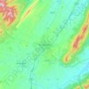 Harrisonburg地形图、海拔、地势