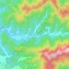 双林村地形图、海拔、地势