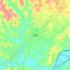 大有镇地形图、海拔、地势