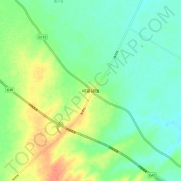 桐寨铺镇地形图、海拔、地势