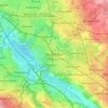 Motherwell地形图、海拔、地势