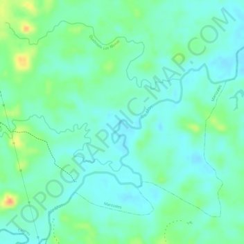 San Clemente地形图、海拔、地势