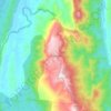 Kolasib地形图、海拔、地势