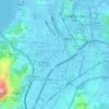 廈村市地形图、海拔、地势