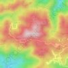 黄泥浆岗地形图、海拔、地势