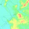 五皇地形图、海拔、地势