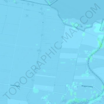 Eemland地形图、海拔、地势