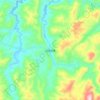 白毛坪镇地形图、海拔、地势