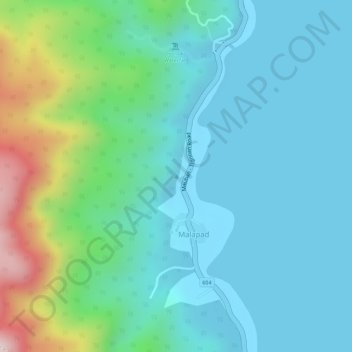 Sierra Madre Mountatin Range地形图、海拔、地势