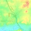 Gulfton地形图、海拔、地势