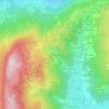 Chez Les Baud地形图、海拔、地势