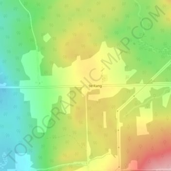 Perryboro地形图、海拔、地势