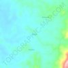 El Coco地形图、海拔、地势