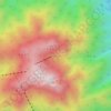 石海地形图、海拔、地势