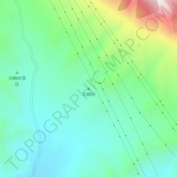 乌鞘岭地形图、海拔、地势