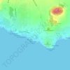 Poipu地形图、海拔、地势