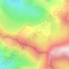 Liéces地形图、海拔、地势