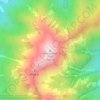 Humphreys Peak地形图、海拔、地势