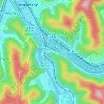 Goody地形图、海拔、地势