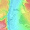 La Marguerite地形图、海拔、地势