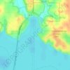 Cordova地形图、海拔、地势
