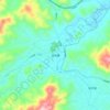 白中镇地形图、海拔、地势
