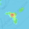 花山地地形图、海拔、地势