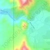 Red Rock地形图、海拔、地势
