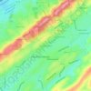 Crestline Heights地形图、海拔、地势