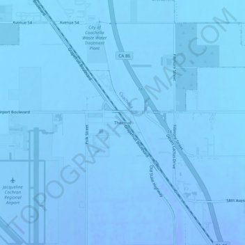 Thermal地形图、海拔、地势
