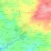 Kerouman地形图、海拔、地势