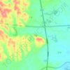 尖笔地形图、海拔、地势