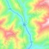 岷江乡地形图、海拔、地势