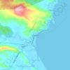 Mauban地形图、海拔、地势