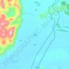 福耳地形图、海拔、地势