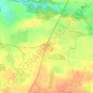 Lindenhof地形图、海拔、地势