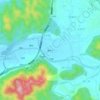 旗杆下地形图、海拔、地势