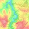 Sainte-Anne du Houlin地形图、海拔、地势