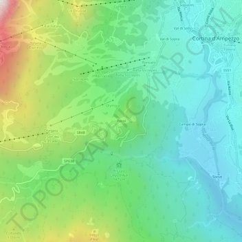 Pocol地形图、海拔、地势