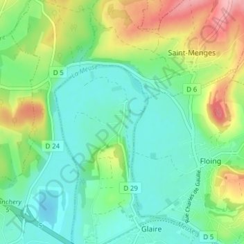 Iges地形图、海拔、地势